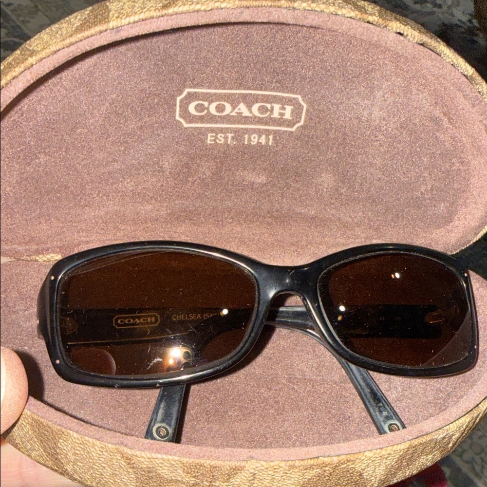 Coach CHELSEA (S426) BLACK Sunglasses with Case